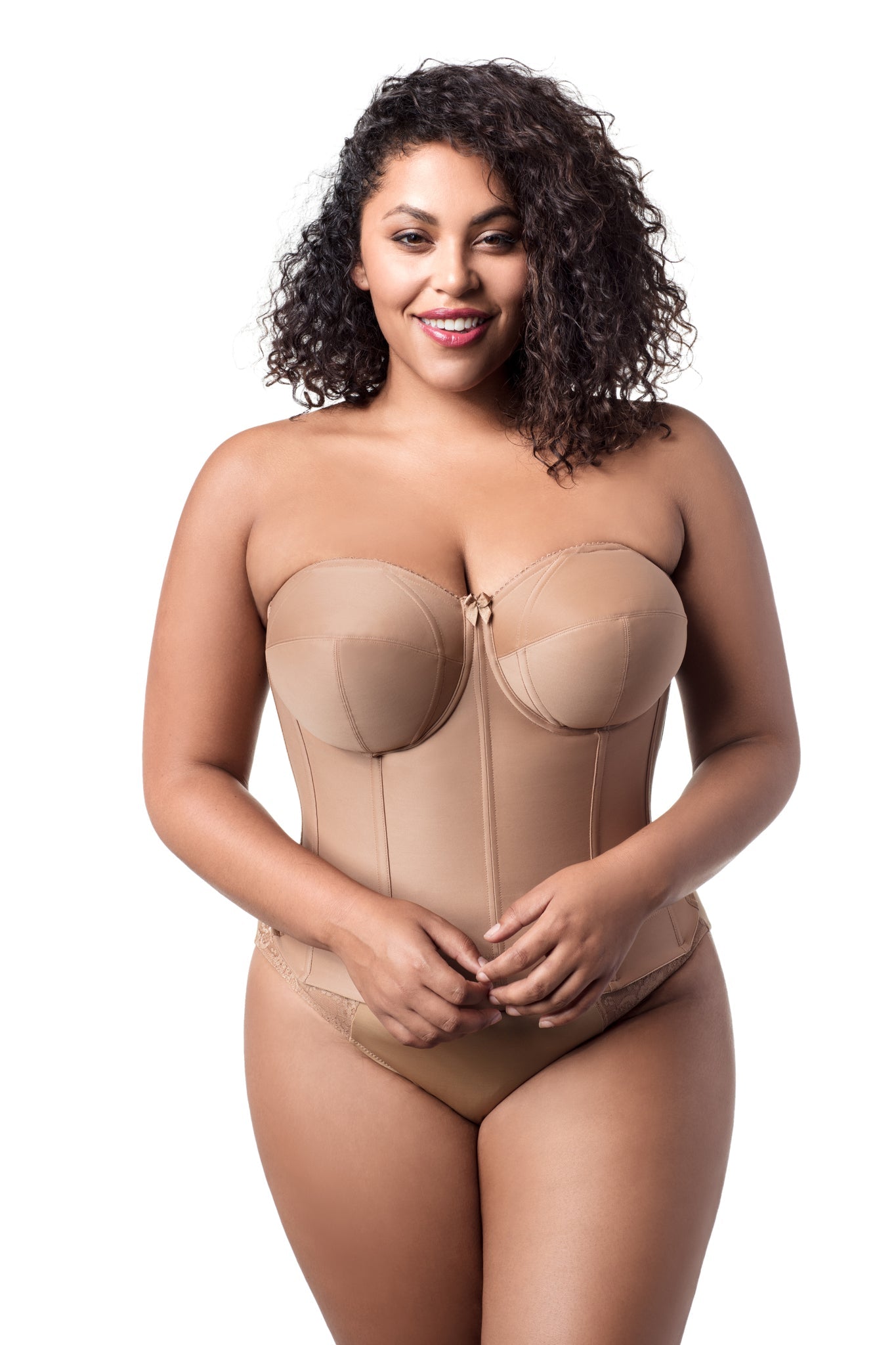 The Longline Bra: Plus Size Strapless options that will keep things lifted
