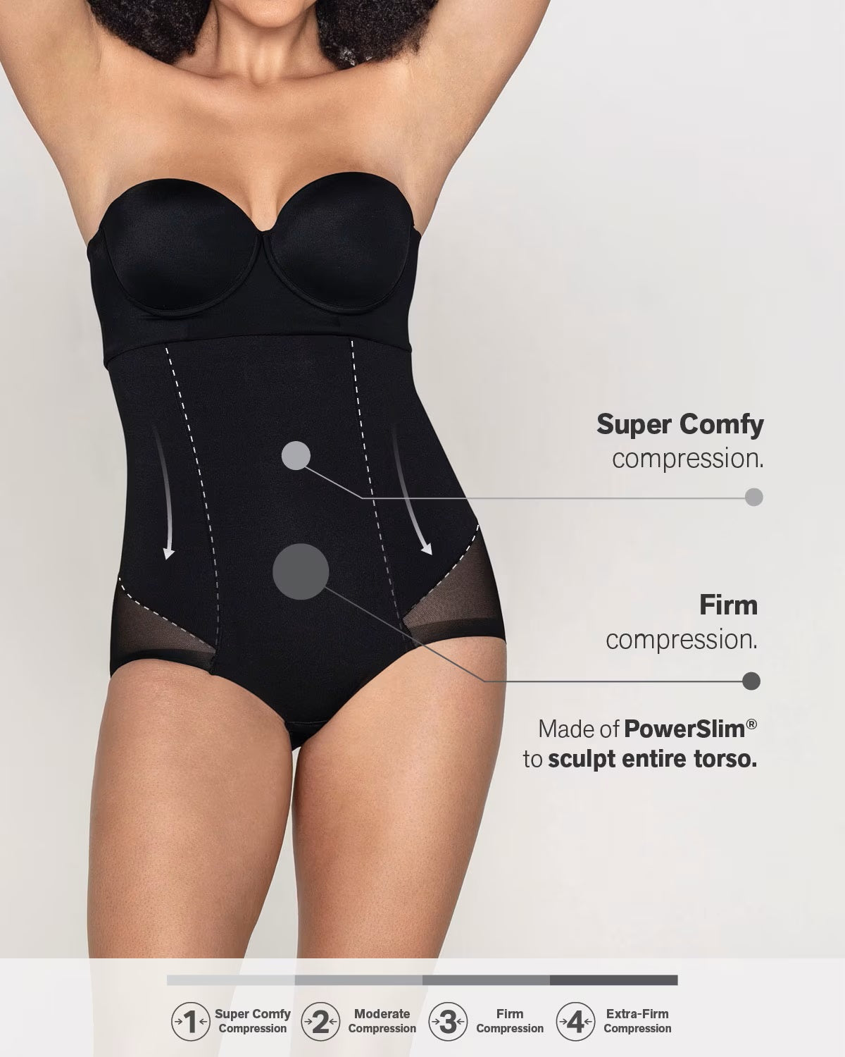 Extra High-Waisted Sheer Bottom Sculpting Shaper Panty