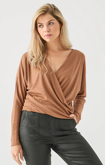 Ashlyn Wrap Front Style Top