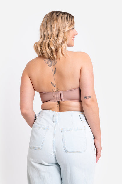 Luxe Strapless Bra- Biscotti and Latte