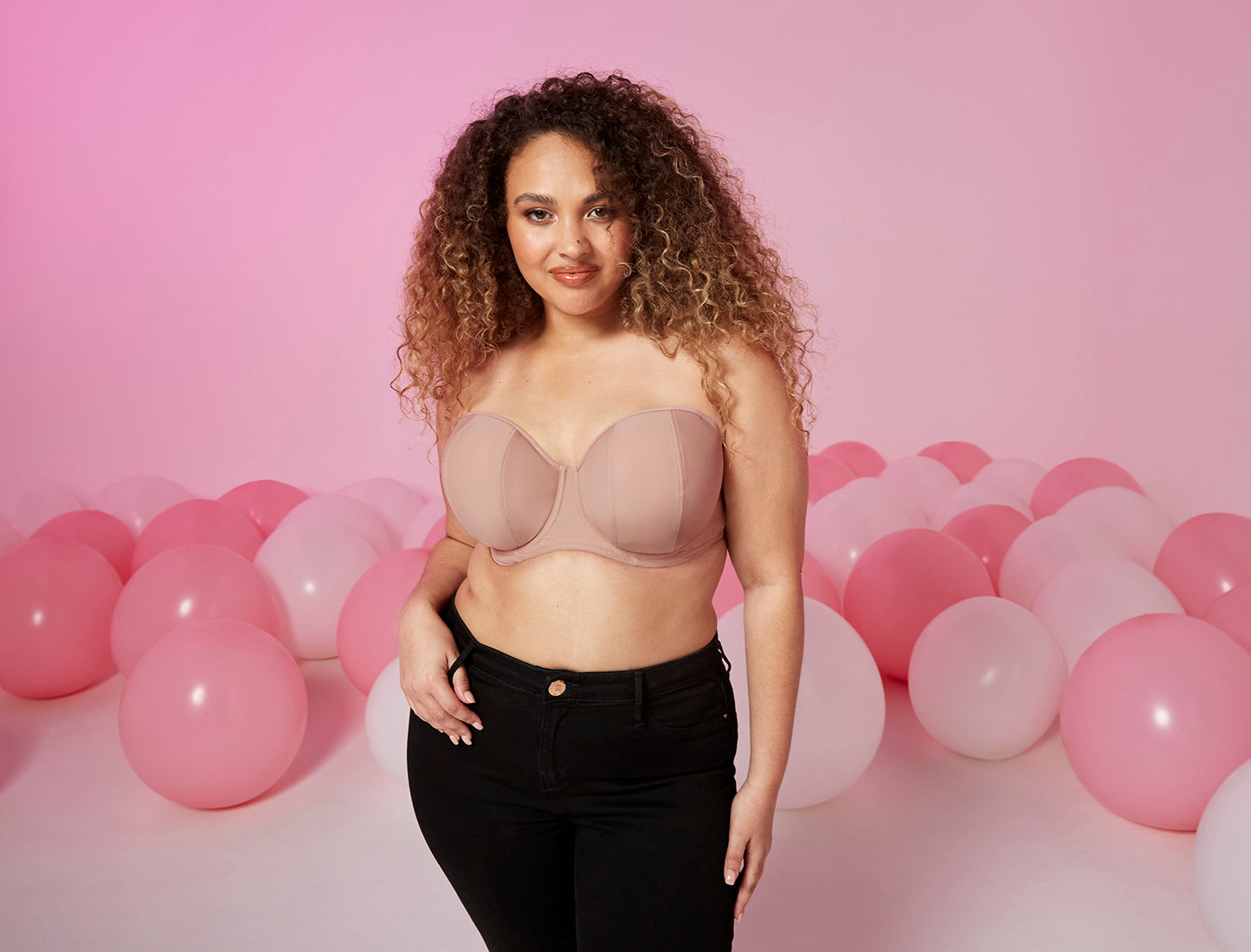 Luxe Strapless Bra- Biscotti and Latte