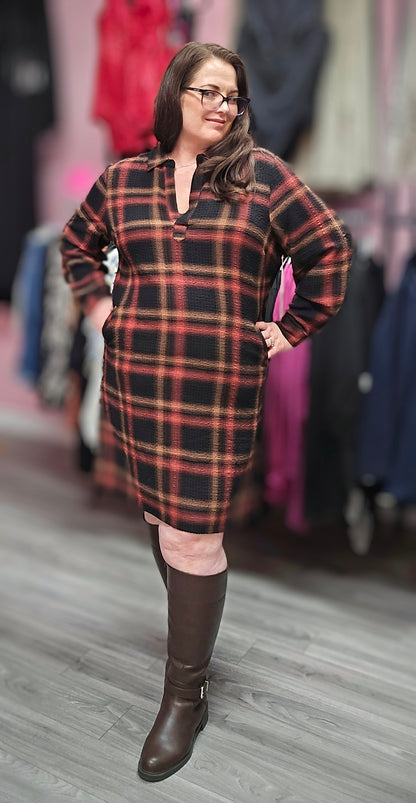 Raven Fall  Shirt Dress