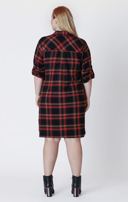 Raven Fall  Shirt Dress