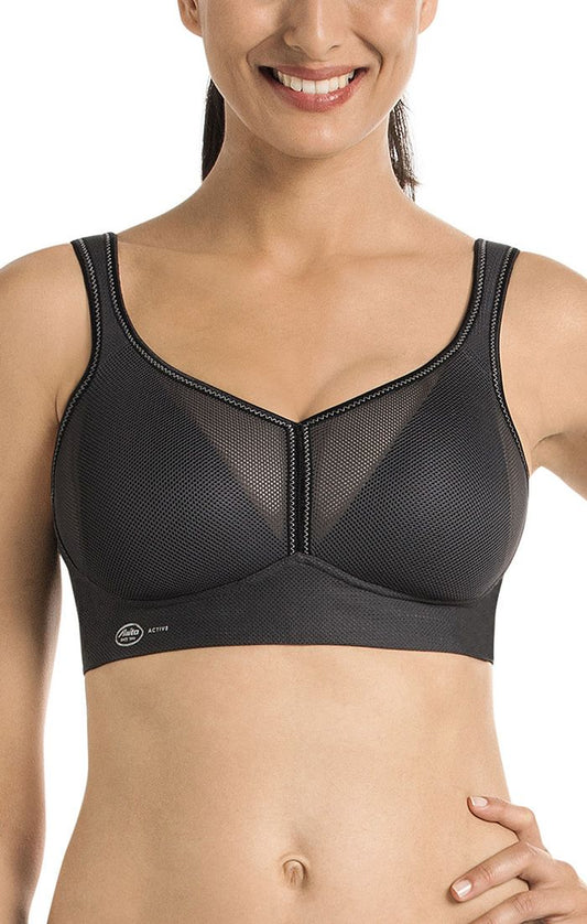 Sport bra for high intensity workout fitting both large and small busts