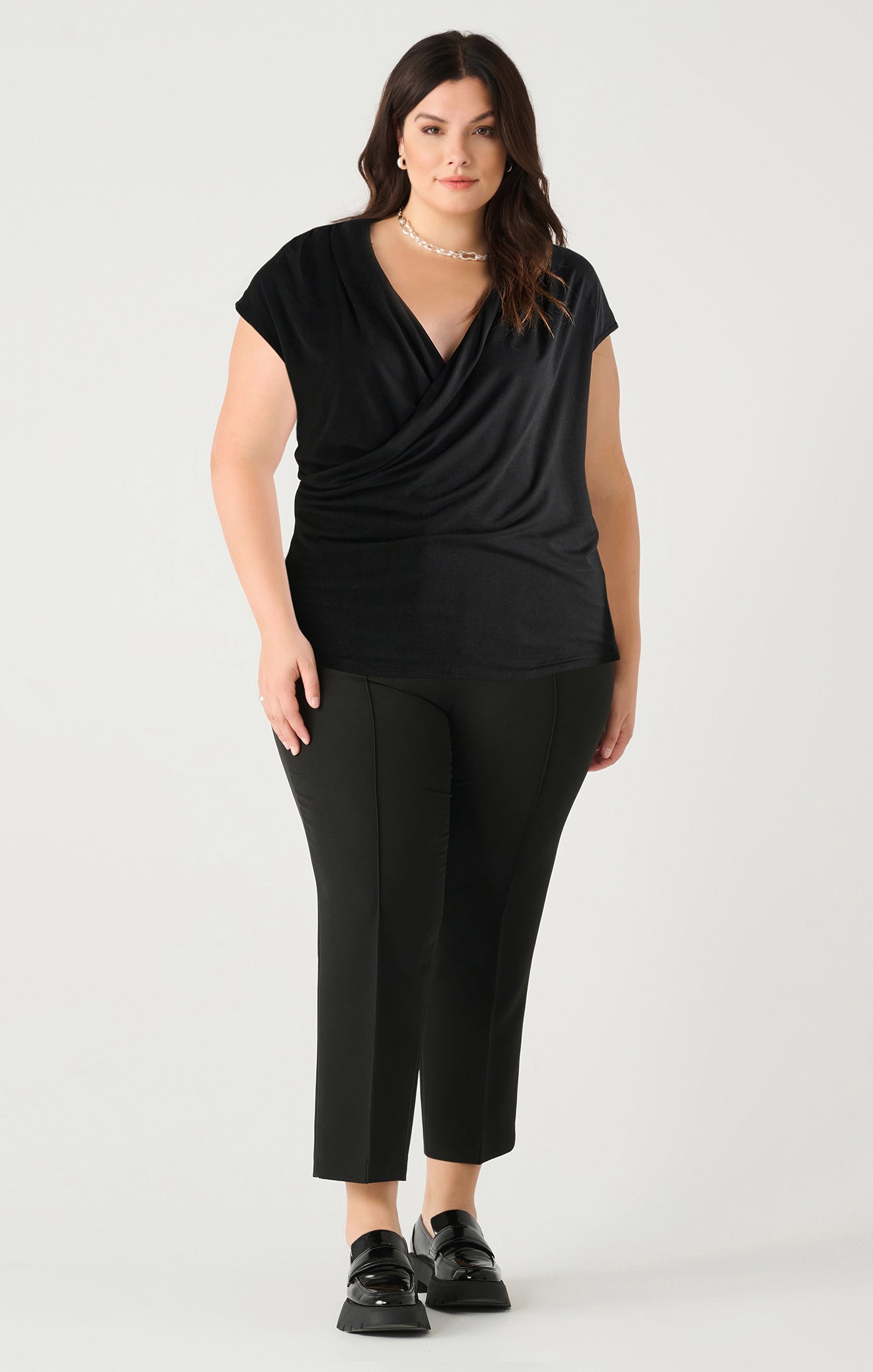 Drapy Wrap Tank- Plus Size