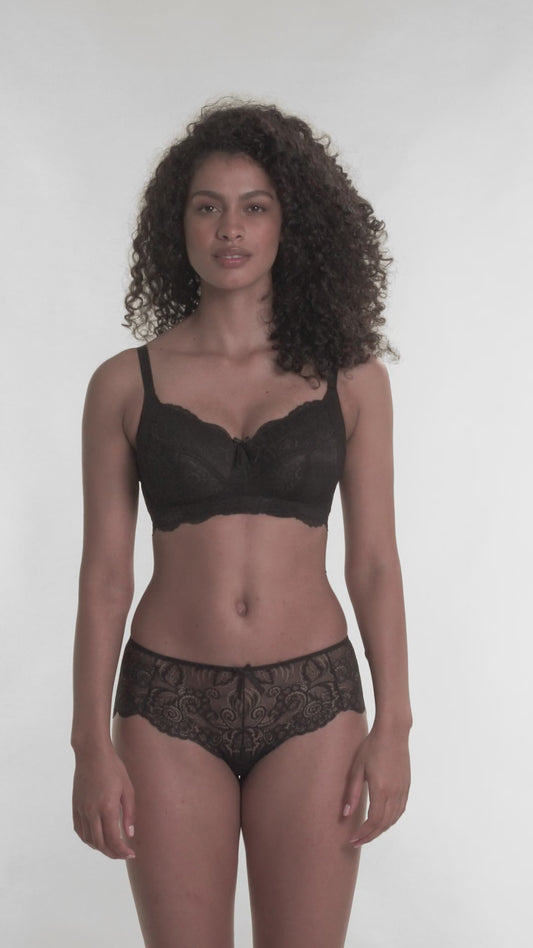 Andorra Non Wired Bra- Black