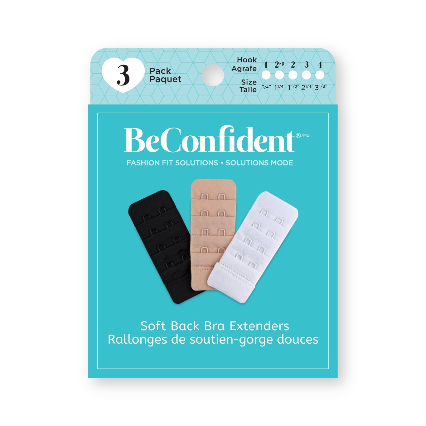 Bra Extenders Multi-Packs (BG-WT-BK) - Pinned Up Bra Lounge