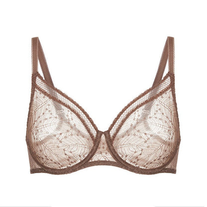 Comete Moulded Lace Full Cup in Sweet Chestnut - Pinned Up Bra Lounge