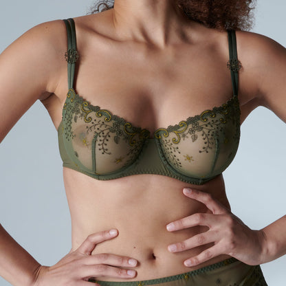 Délice Half Cup Bra - Pinned Up Bra Lounge