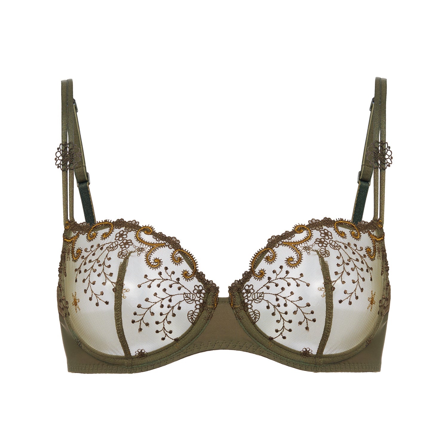 Délice Half Cup Bra - Pinned Up Bra Lounge