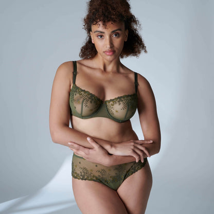 Délice Half Cup Bra - Pinned Up Bra Lounge