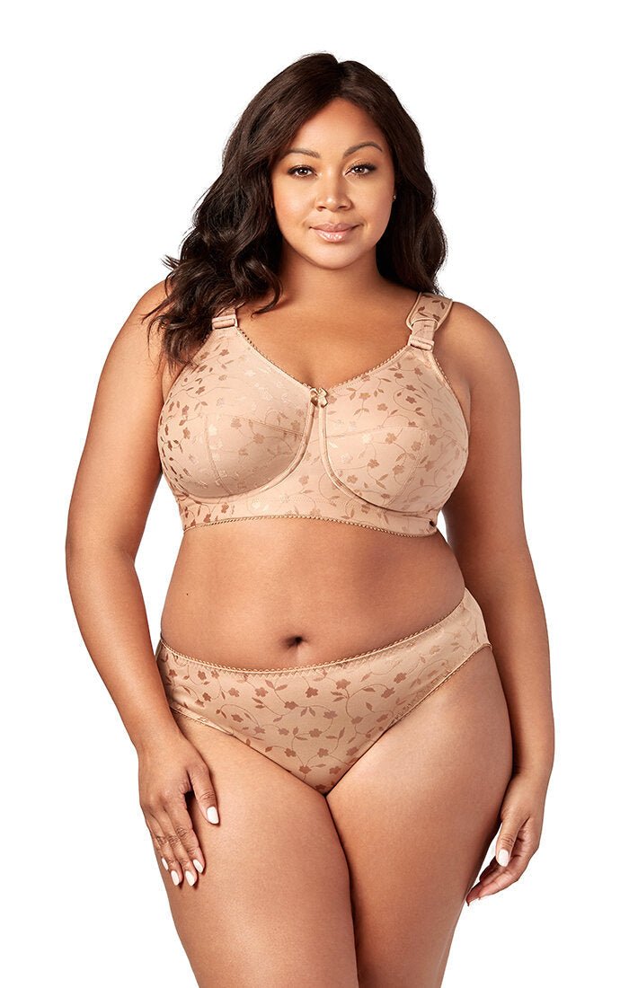 Jacquard Soft Cup in Mocha - Pinned Up Bra Lounge