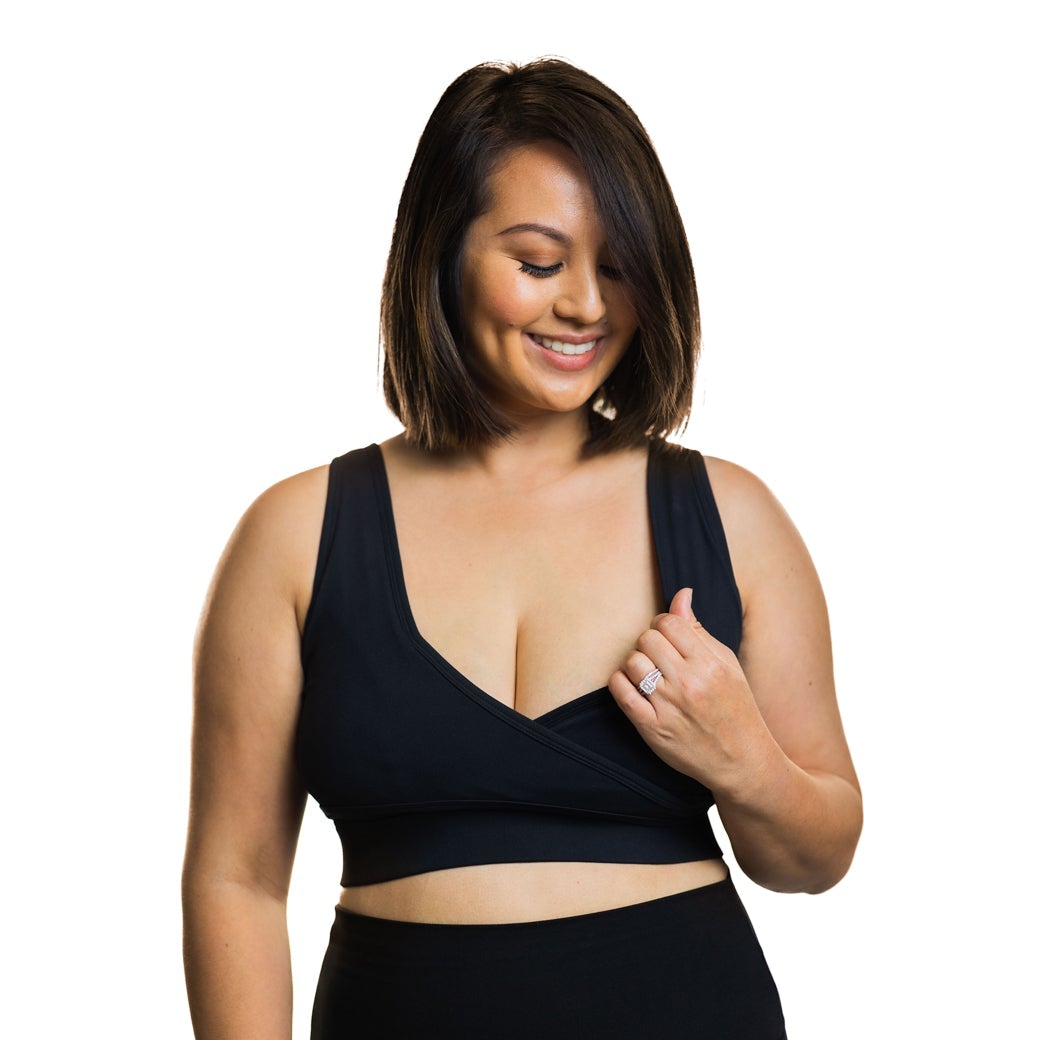 Everyday Luxe 2.0 Nursing & Hands-Free Pumping Bra - Blush – Love and Fit