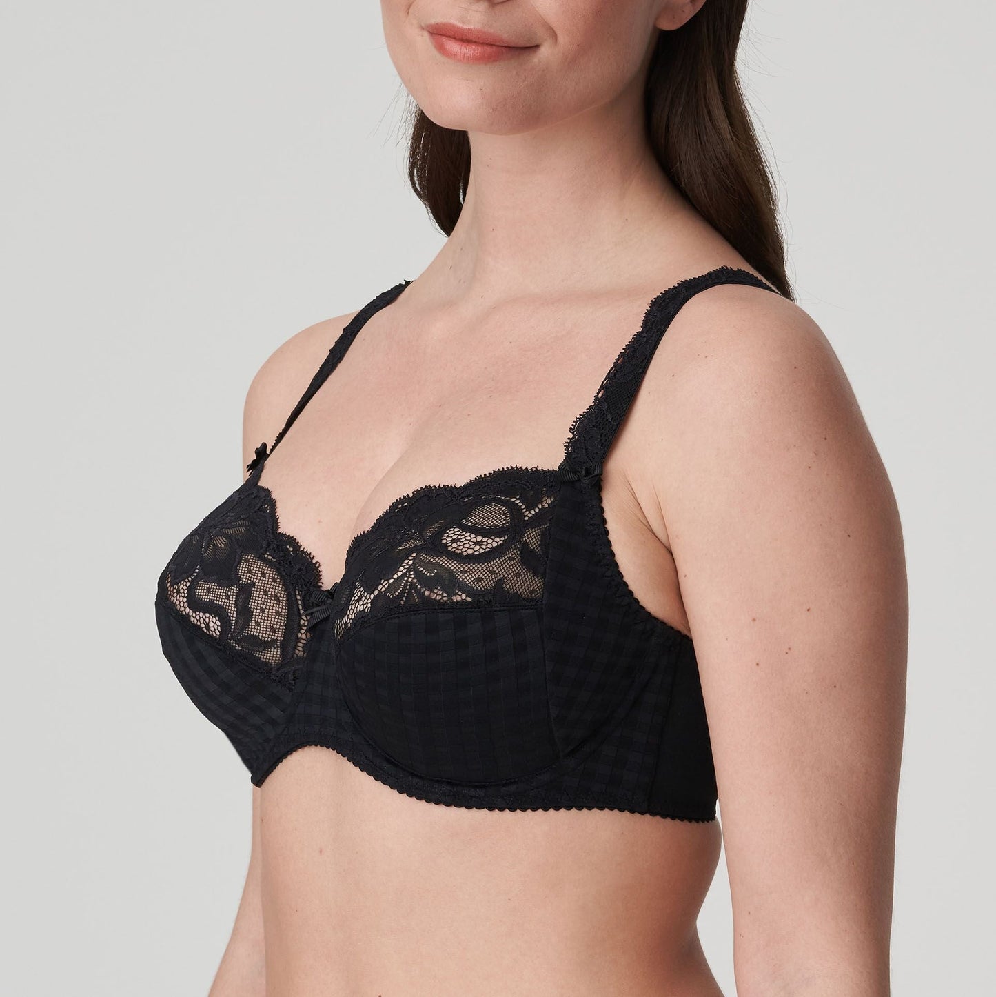 Madison Full Cup Wire Bra in Black - Pinned Up Bra Lounge