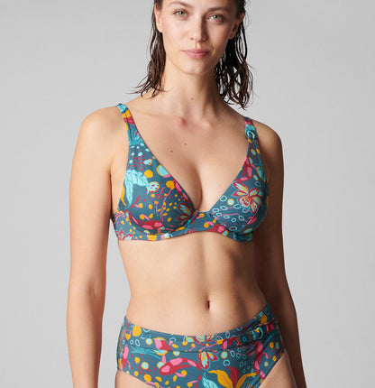 Neroli Wired Triangle Bikini Top - Pinned Up Bra Lounge