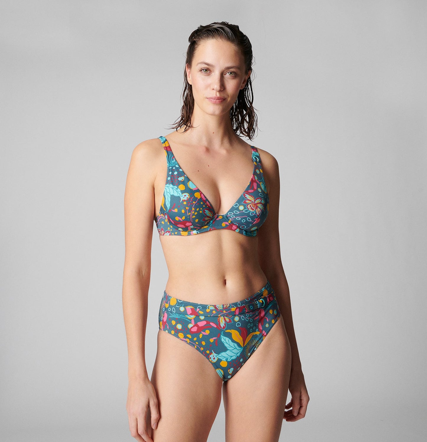 Neroli Wired Triangle Bikini Top - Pinned Up Bra Lounge