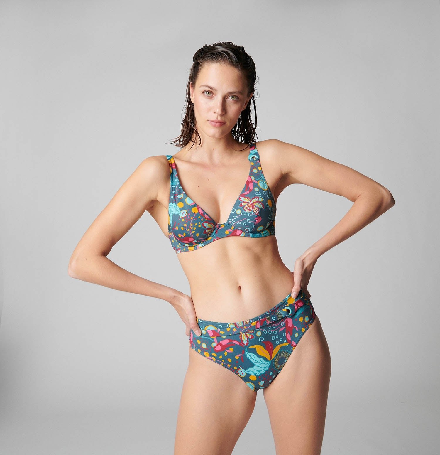 Neroli Wired Triangle Bikini Top - Pinned Up Bra Lounge