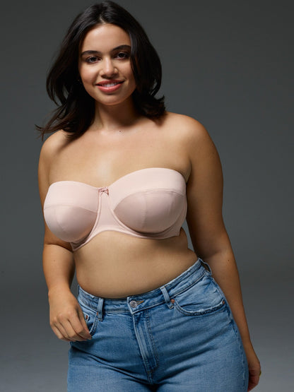 Sculptrese by Panache Dana Balconett Strapless in Linen Colour - Pinned Up Bra Lounge