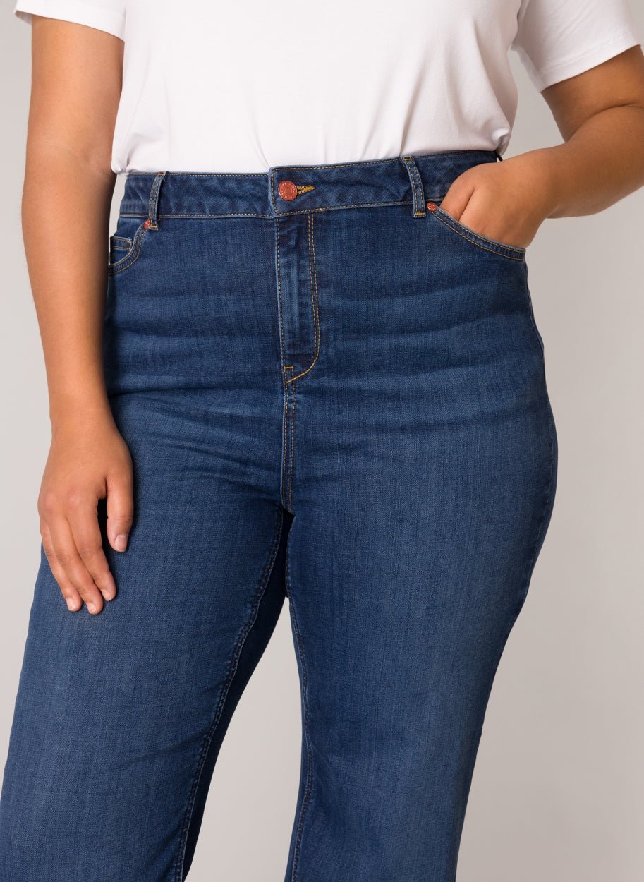 Yvana High Rise Flare Jeans - Pinned Up Bra Lounge